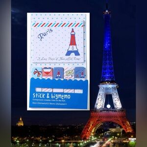 $2 Paris Sticky Note Pads. New. $2 WITH ANY $10 ORDER OR MORE